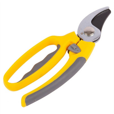 Green Blade - Deluxe Carbon Steel Secateurs - Yellow