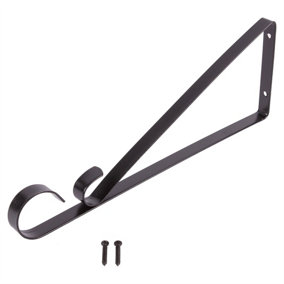 Green Blade - Iron Hanging Basket Bracket - 32cm x 11cm