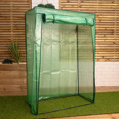Green Blade PE and Steel Weatherproof Tomato and Plants Greenhouse