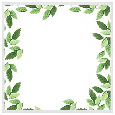 Green border (Picutre Frame) / 30x30" / Oak