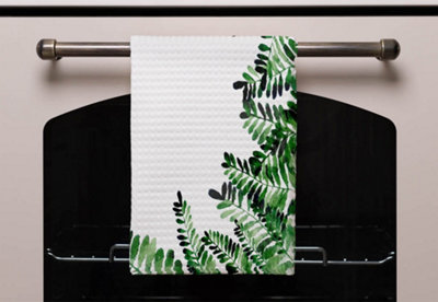 Green Botanical Leaves (Kitchen Towel) / Default Title Price Comparisons | Compare The Build