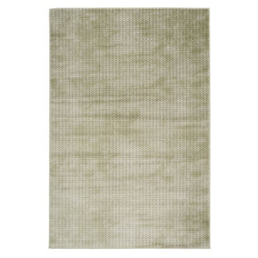Green Braided Bedroom Living Area Rug 120x170cm