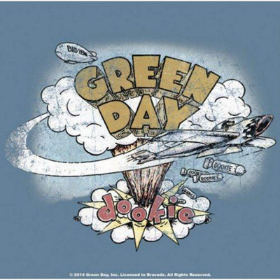 Green Day Dookie Cork Coaster Grey/Yellow/White (One Size)