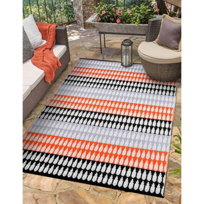 Green Decore Lightweight Reversible Stain Proof Plastic Outdoor