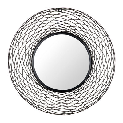 Green Decore Trellis Mesh Wall Mirror for Hallway, Dining, Dressing ...