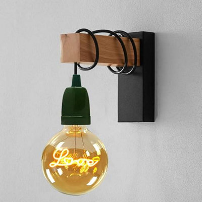 Green E27 Lamp Holder Ceramic Porcelain Heat Resistant Bulb Socket for ...