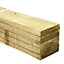 Green Feather Edged Fencing Boards - Pack of 10 (L)150cm/60inches x (W)125mm/5inches x (T)11mm Pressure Treated