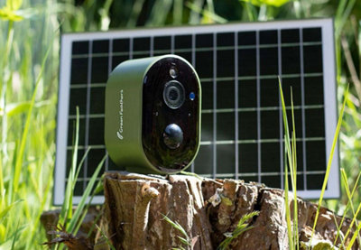 Green Feathers Solar Powered WiFi Bird Box & Wildlife Full HD 