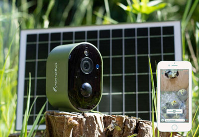 Green Feathers Solar Powered WiFi Full HD Camera and Bird Box Starter Pack