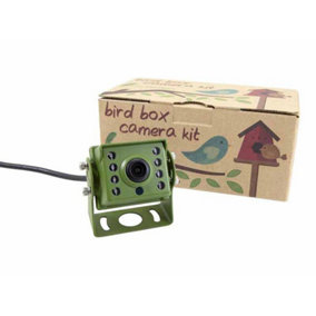 Green Feathers Waterproof 2MP HD Wired Bird Box Camera & Cable Kit