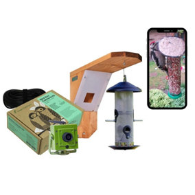 Green Feathers WiFi Full HD Camera and Bird Feeder Complete Pack