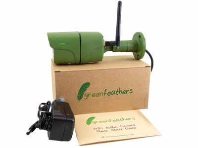 Green Feathers WiFi Outdoor Bird Box & Wildlife 1080p HD Camera - 6