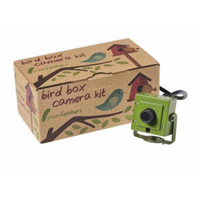 Green Feathers Wired Network 1080p HD Bird Box & Wildlife Camera