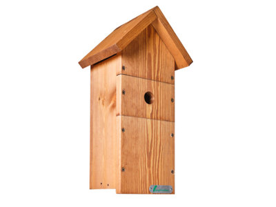 Green Feathers Wired Network 1080p HD Camera and Large Wooden Bird Box Starter Pack - 4