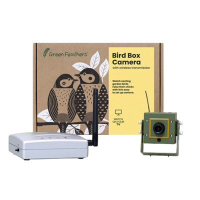 Green Feathers Wireless Transmission Bird Box Camera