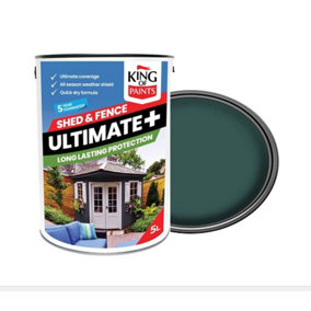 Green Fence Paint for all exterior woods king of Paints 5Litres