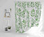 Green Fern Watercolour Shower Curtain / Default Title