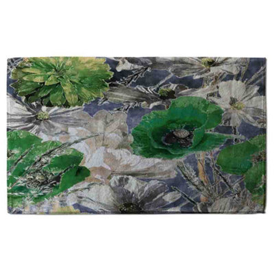Green Flowers (Bath Towel) / Default Title Price Comparisons | Compare The Build