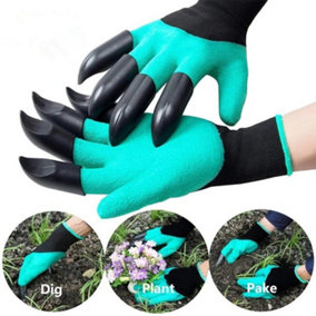Green Garden planting digging Protective Gloves