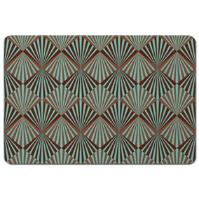 Green Geometric Rays (Placemat) / Default Title