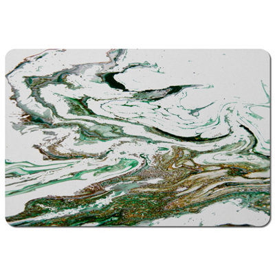 Green & Gold Marble (Placemat) / Default Title DIY at B&Q