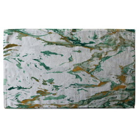Green & Golden Marble (Kitchen Towel) / Default Title