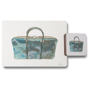 Green Handbag (Placemat & Coaster Set) / Default Title