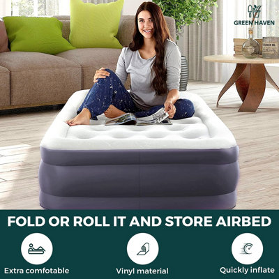 Inflatable single air bed sale