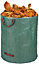 Green Heavy Duty Garden Disposal Waste Bags with Carry Handles - Large Size 135L