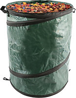 Green Heavy Duty Pop-Up Reusable Garden Disposal Waste Bag Carrier - Large 90L