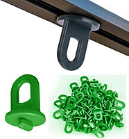 Green House Twist Clips for Hanging or Insulation Pack of 100