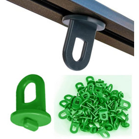 Green House Twist Clips for Hanging or Insulation Pack of 100