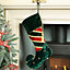 Green Jingle Bell Luxury Velvet Xmas Tree Decoration Christmas Gift Bag Christmas Stocking