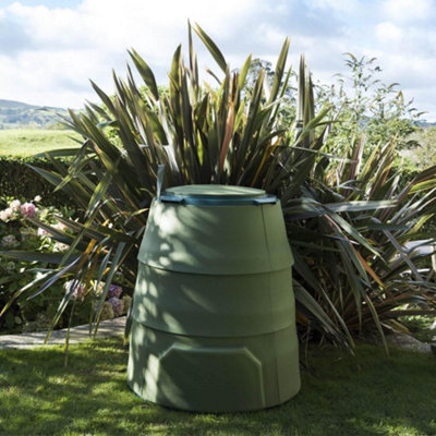 Green Johanna 330 Litre Food & Garden Waste Compost Bin with Insulating Jacket