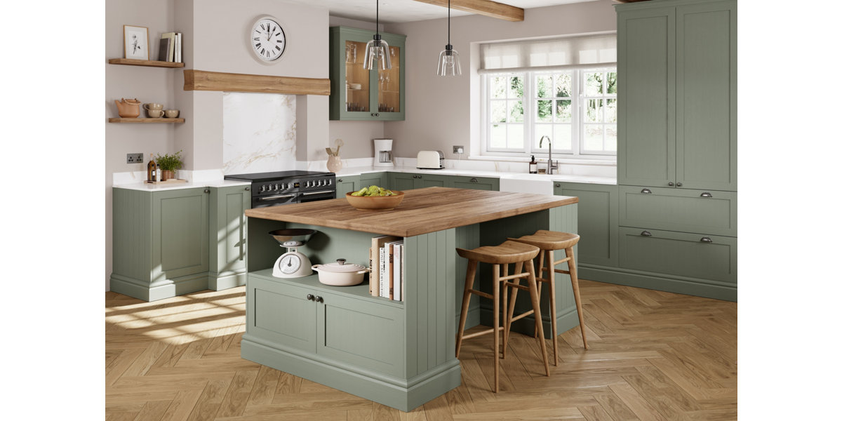 22 green kitchen ideas at B&Q
