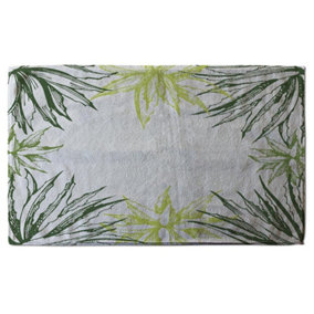 Green Leaf Border (Bath Towel) / Default Title
