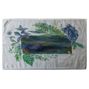 Green Leaves Board (Bath Towel) / Default Title
