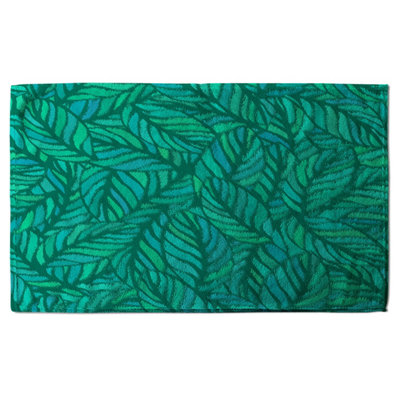 Green Leaves Pattern (Bath Towel) / Default Title Price Comparisons | Compare The Build