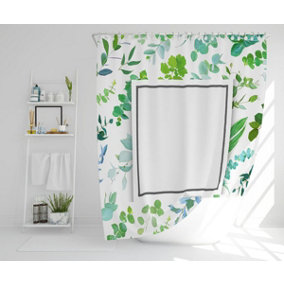 Green Leaves (Shower Curtain) / Default Title