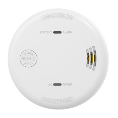 Green Lighting GL-P101A Mains Optical Smoke Alarm with 9v Battery Back-Up