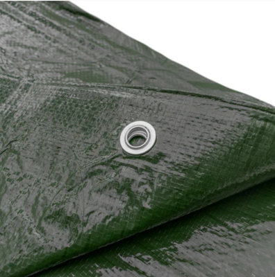 Green M-Grade Tarpaulin 1.5m x 2m