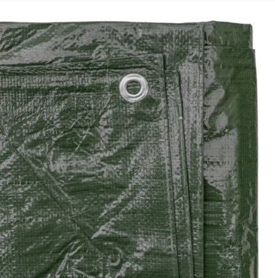 Green M-Grade Tarpaulin 1.5m x 2m