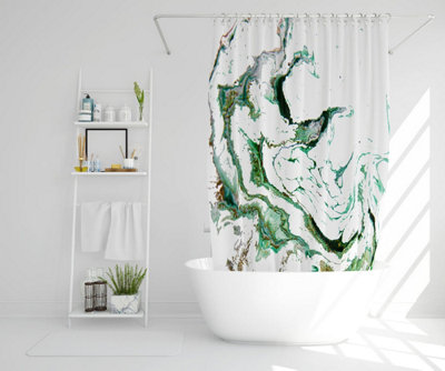 Green Marble (Shower Curtain) / Default Title