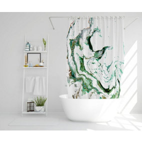 Green Marble (Shower Curtain) / Default Title