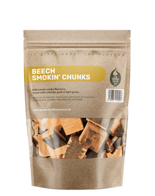 Green Olive Firewood Co Beech Wood Smoking Chunks 5L DIY at B&Q