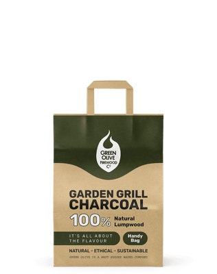 Green Olive Firewood Co Garden Grill Natural Lumpwood Charcoal 3kg Bag