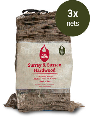 Green Olive Firewood Co Kiln Dried Hardwood Sustainable Dry Logs Net 54L