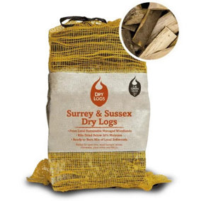 Green Olive Firewood Co Kiln Dried Softwood Sustainable Dry Logs Net 18L / 0.027m3