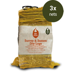 Green Olive Firewood Co Kiln Dried Softwood Sustainable Dry Logs Net 54L