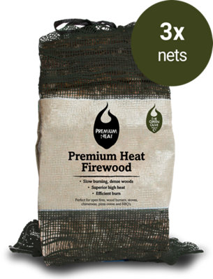 Green Olive Firewood Co Premium Heat Firewood Sustainable Hardwood Kiln Dried Logs Net 54L